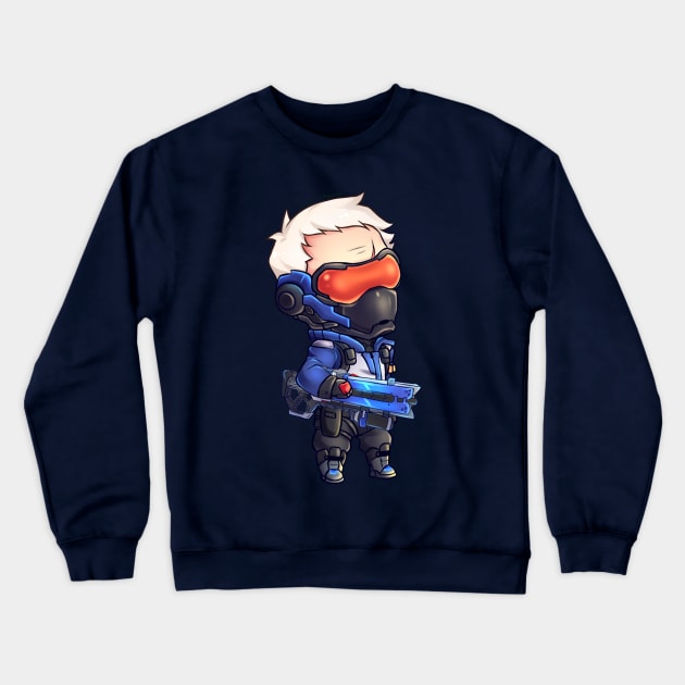 Soldier 76 Crewneck Sweatshirt by arisachibara